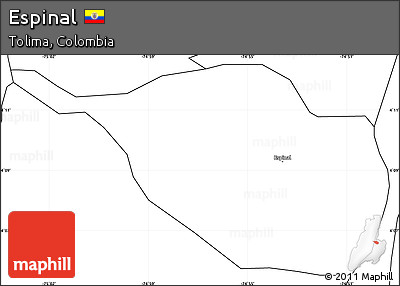 Blank Simple Map of Espinal