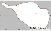 Gray Simple Map of Espinal, cropped outside