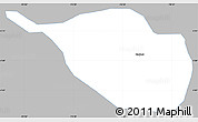 Gray Simple Map of Espinal, single color outside