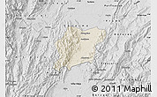 Shaded Relief Map of Natagaima, desaturated