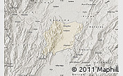 Shaded Relief Map of Natagaima, semi-desaturated