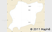 Classic Style Simple Map of Natagaima, single color outside