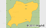 Savanna Style Simple Map of Natagaima, cropped outside