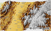 Physical 3D Map of Buga