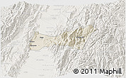 Shaded Relief 3D Map of Buga, lighten