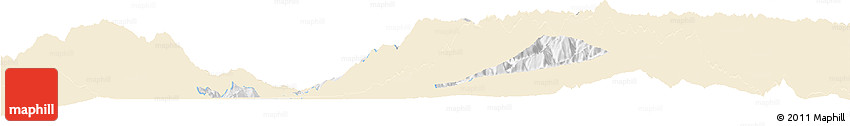 Classic Style Horizon Map of Buga, single color outside
