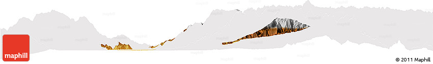 Physical Horizon Map of Buga, cropped outside