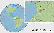 Savanna Style Location Map of Buga