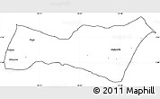 Blank Simple Map of Buga, cropped outside