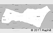 Gray Simple Map of Buga