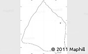 Blank Simple Map of Cali, cropped outside