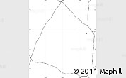 Blank Simple Map of Cali, no labels