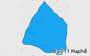 Political Simple Map of Cali, cropped outside