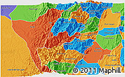 Political 3D Map of El Dovio