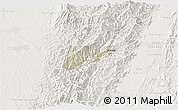 Shaded Relief 3D Map of El Dovio, lighten