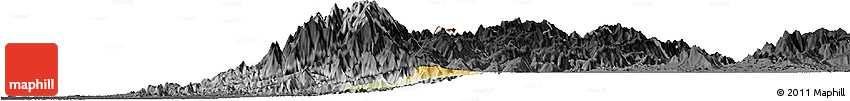 Physical Horizon Map of El Dovio, darken, desaturated Physical Horizon Map of El Dovio, darken, desaturated