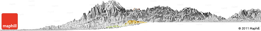 Physical Horizon Map of El Dovio, lighten, desaturated Physical Horizon Map of El Dovio, lighten, desaturated