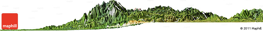 Physical Horizon Map of El Dovio, satellite outside