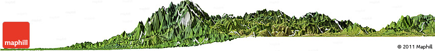 Satellite Horizon Map of El Dovio