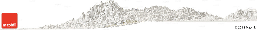 Shaded Relief Horizon Map of El Dovio, lighten Shaded Relief Horizon Map of El Dovio, lighten