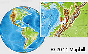 Physical Location Map of El Dovio, highlighted parent region