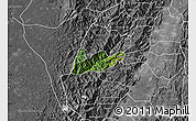 Satellite Map of El Dovio, desaturated