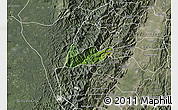 Satellite Map of El Dovio, semi-desaturated