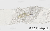 Shaded Relief Panoramic Map of El Dovio, lighten