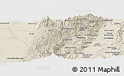 Shaded Relief Panoramic Map of El Dovio
