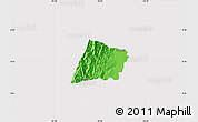 Political Map of Jamundi, cropped outside