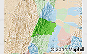Political Map of Jamundi, lighten