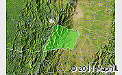 Political Map of Jamundi, satellite outside