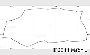 Blank Simple Map of Obando, cropped outside, no labels