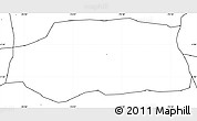 Blank Simple Map of Obando, no labels