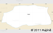 Classic Style Simple Map of Obando, single color outside