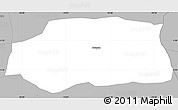 Gray Simple Map of Obando
