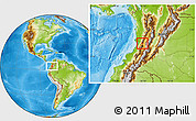 Physical Location Map of Restrepo