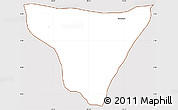 Classic Style Simple Map of Restrepo, cropped outside