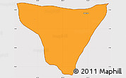Political Simple Map of Restrepo, cropped outside