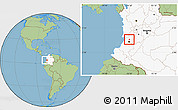 Savanna Style Location Map of Vijes, highlighted country