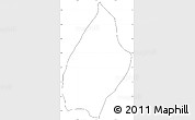 Blank Simple Map of Vijes, cropped outside