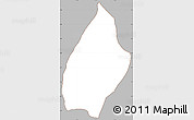 Gray Simple Map of Vijes, cropped outside