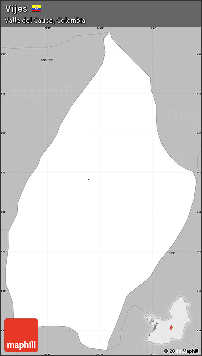 Gray Simple Map of Vijes