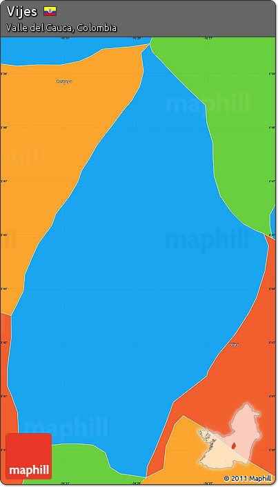 Political Simple Map of Vijes