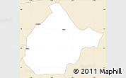 Classic Style Simple Map of Zarzal