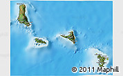 Satellite 3D Map of Comoros, physical outside