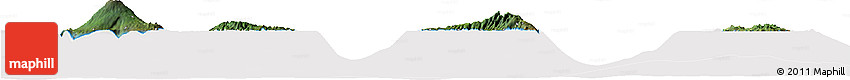 Satellite Horizon Map of Comoros, cropped outside