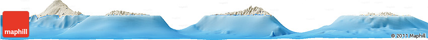 Shaded Relief Horizon Map of Comoros