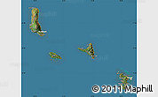 Satellite Map of Comoros, lighten, land only