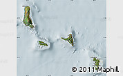 Satellite Map of Comoros, lighten